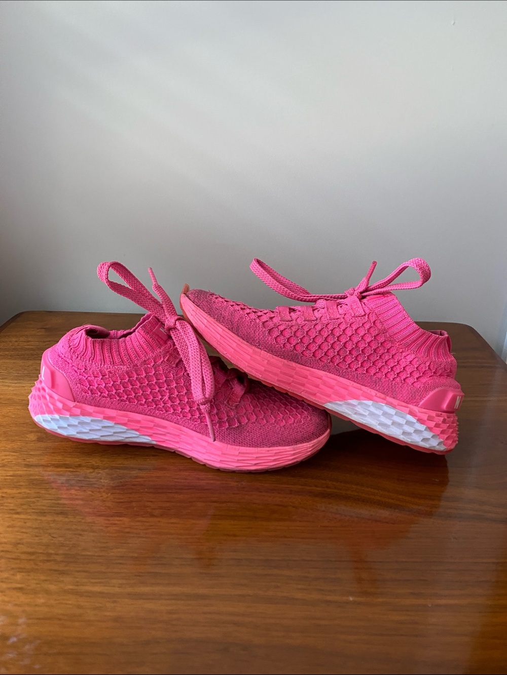NoBull Neon Pink Allday Knit Runners